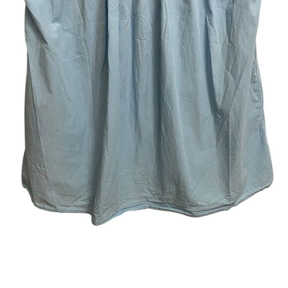 Free People Dreamers Babydoll-Inspired Mini Dress Women's Size S Icy Blue Boho - Picture 13 of 16